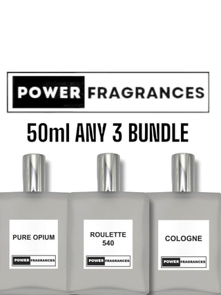 Any 3 x 50ML Bundle DEAL - Power Fragrances